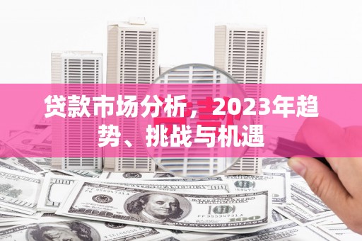 绥阳贷款市场分析，2023年趋势、挑战与机遇