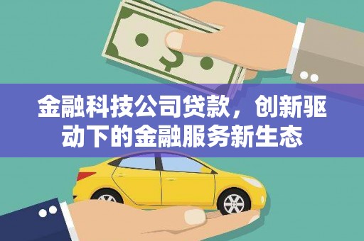 和林格尔金融科技公司贷款，创新驱动下的金融服务新生态