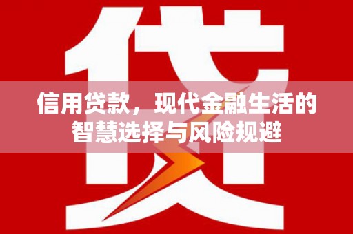 阿勒泰信用贷款，现代金融生活的智慧选择与风险规避