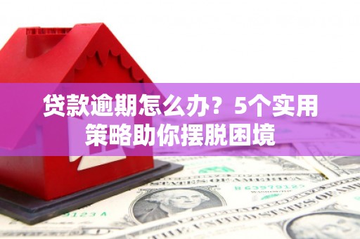 徽州贷款逾期怎么办？5个实用策略助你摆脱困境