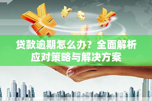 新绛贷款逾期怎么办？全面解析应对策略与解决方案