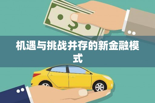 安远机遇与挑战并存的新金融模式