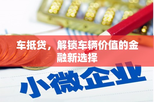温泉车抵贷，解锁车辆价值的金融新选择
