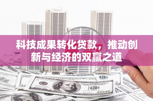 沙坡头科技成果转化贷款，推动创新与经济的双赢之道