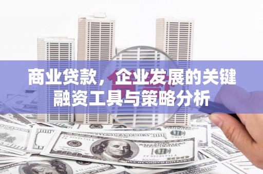 广水商业贷款，企业发展的关键融资工具与策略分析