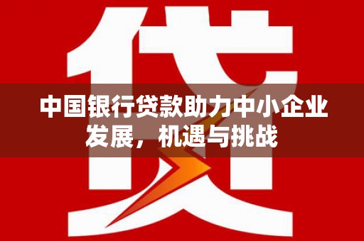 水磨沟中国银行贷款助力中小企业发展，机遇与挑战