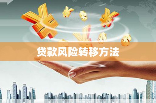 富源贷款风险转移方法