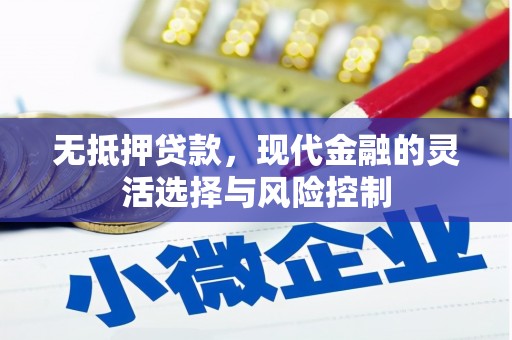 鲁山无抵押贷款，现代金融的灵活选择与风险控制