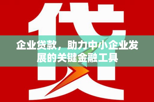 绥芬河企业贷款，助力中小企业发展的关键金融工具