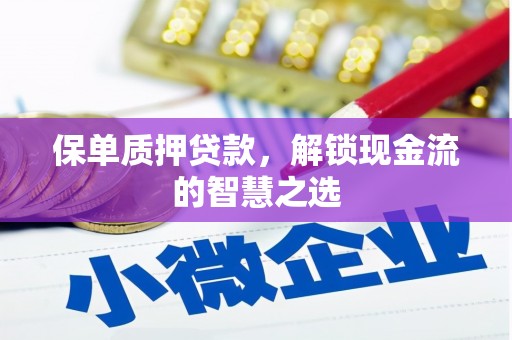 赵县保单质押贷款，解锁现金流的智慧之选