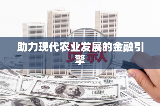 聂荣助力现代农业发展的金融引擎