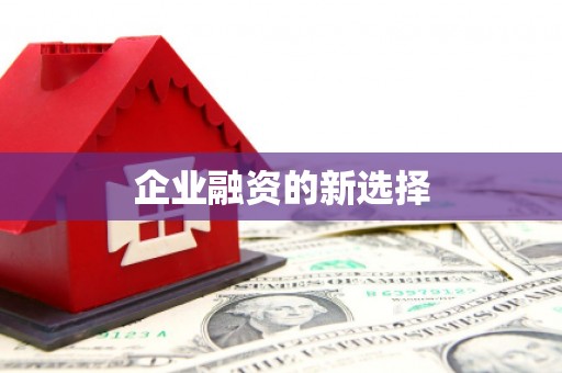 保定企业融资的新选择